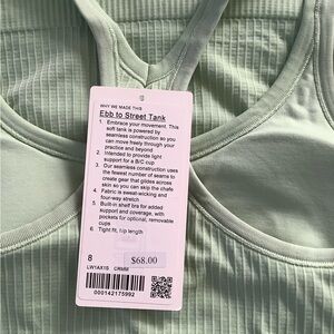 lululemon athletica Ebb to Street Tank - Light Green